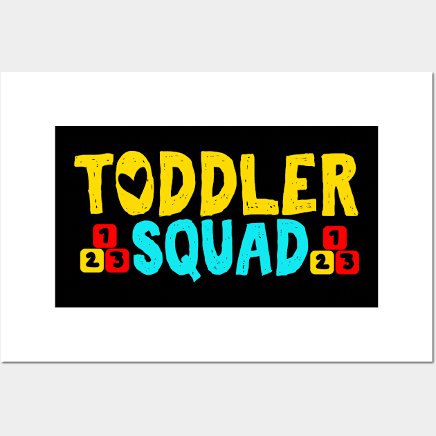 Toddler Squad Wall Art by KAWAIITEE